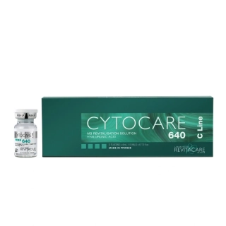 Cytocare 640 C Line 5x 4ml - Revitalizační mezoterapie pro zpevnění, hydrataci a rozjasnění pleti - EXP 06/2024